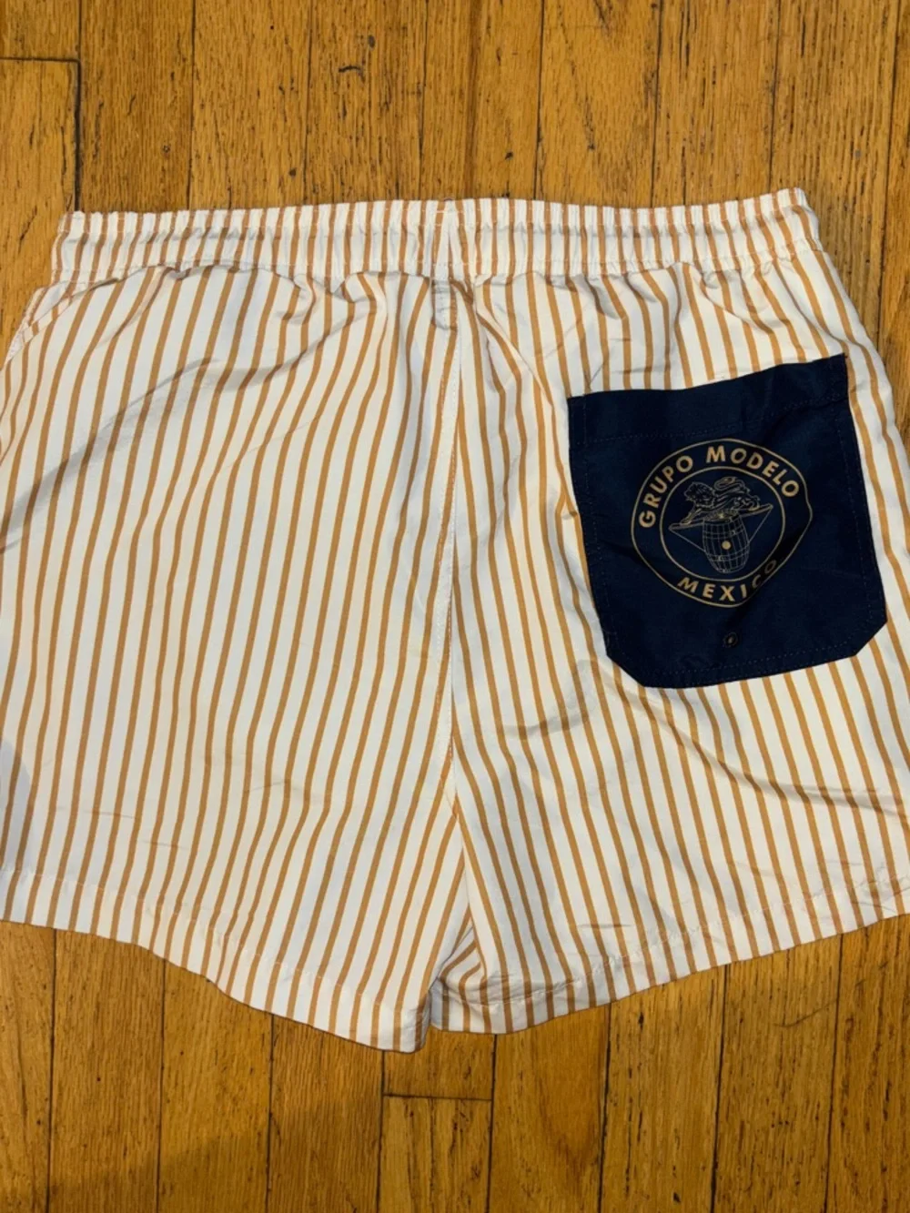Cerveza Modelo 1925 Striped Swim Trunks - Small